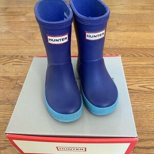 Toddler hunter boots size 6/7